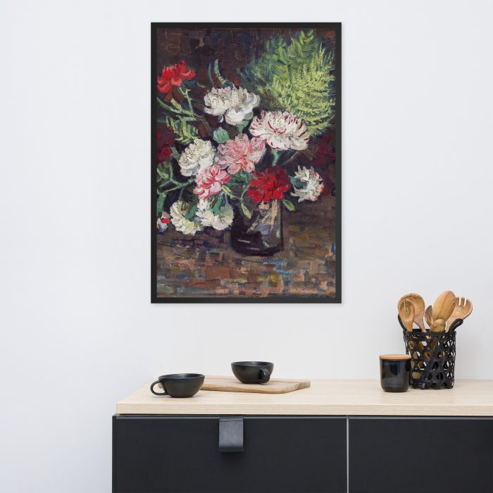 Vase with Carnations by Vincent van Gogh