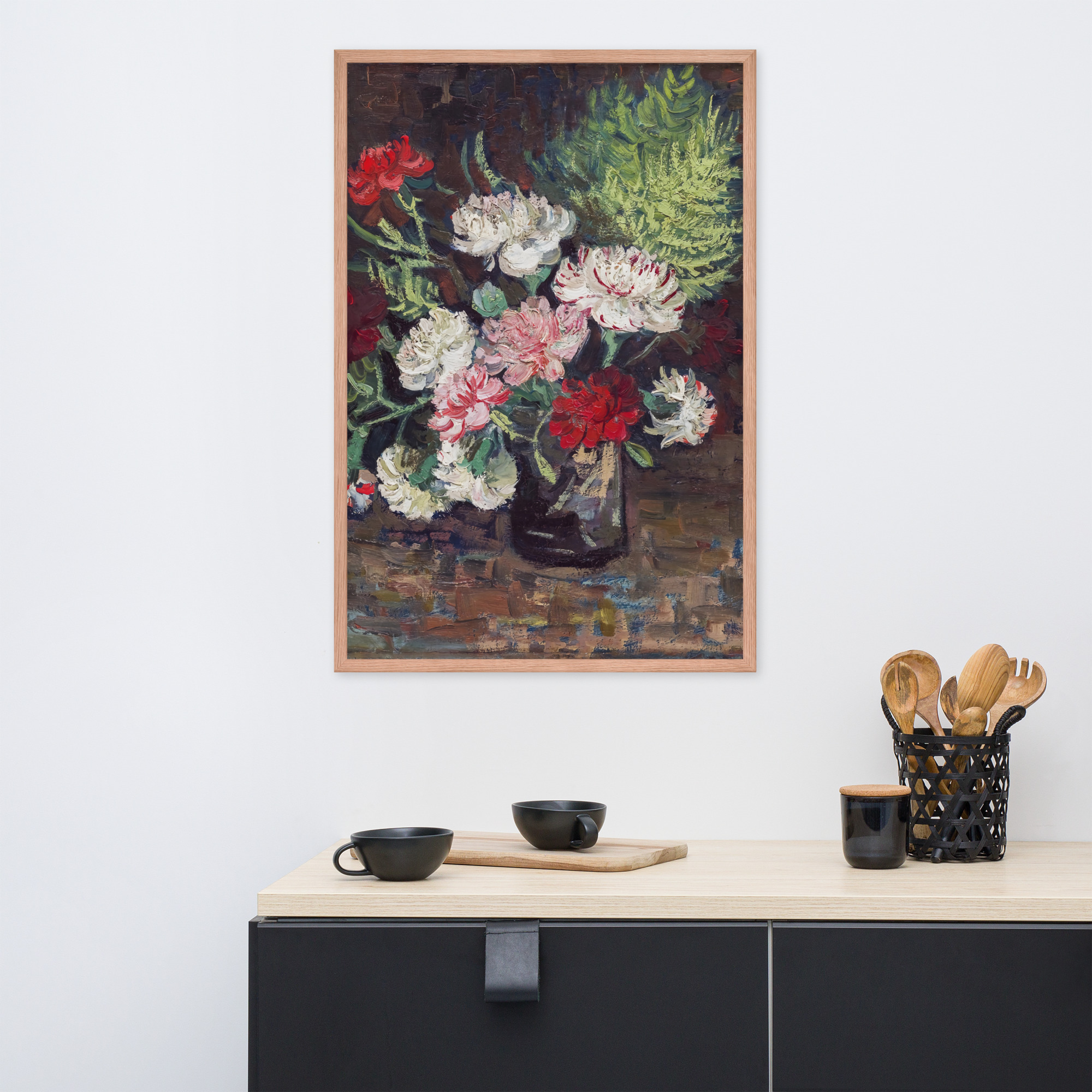 Vase with Carnations by Vincent van Gogh - Image 8