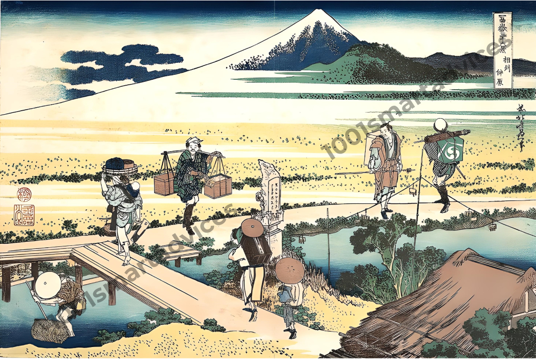 Thirty-six Views of Mt. Fuji: Digital Art Prints by Katsushika Hokusai-bundle of 36 pieces - Image 5