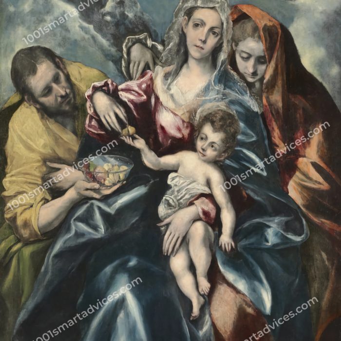 The Holy Family with Mary Magdalen by El Greco
