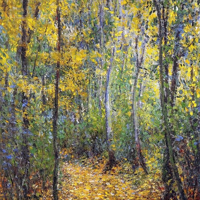 Wood Lane by Claude Monet