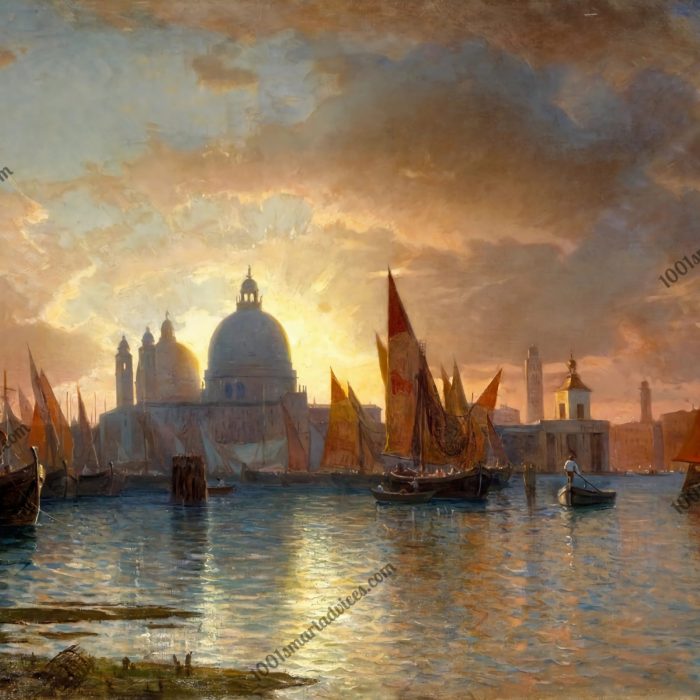 Santa Maria della Salute, Sunset by William Stanley Haseltine