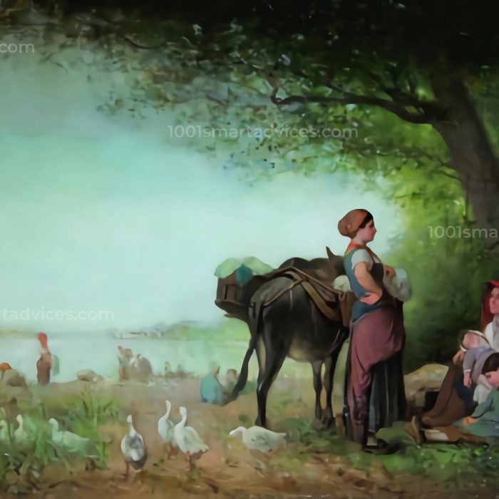 Washers at the River by Nicolae Grigorescu