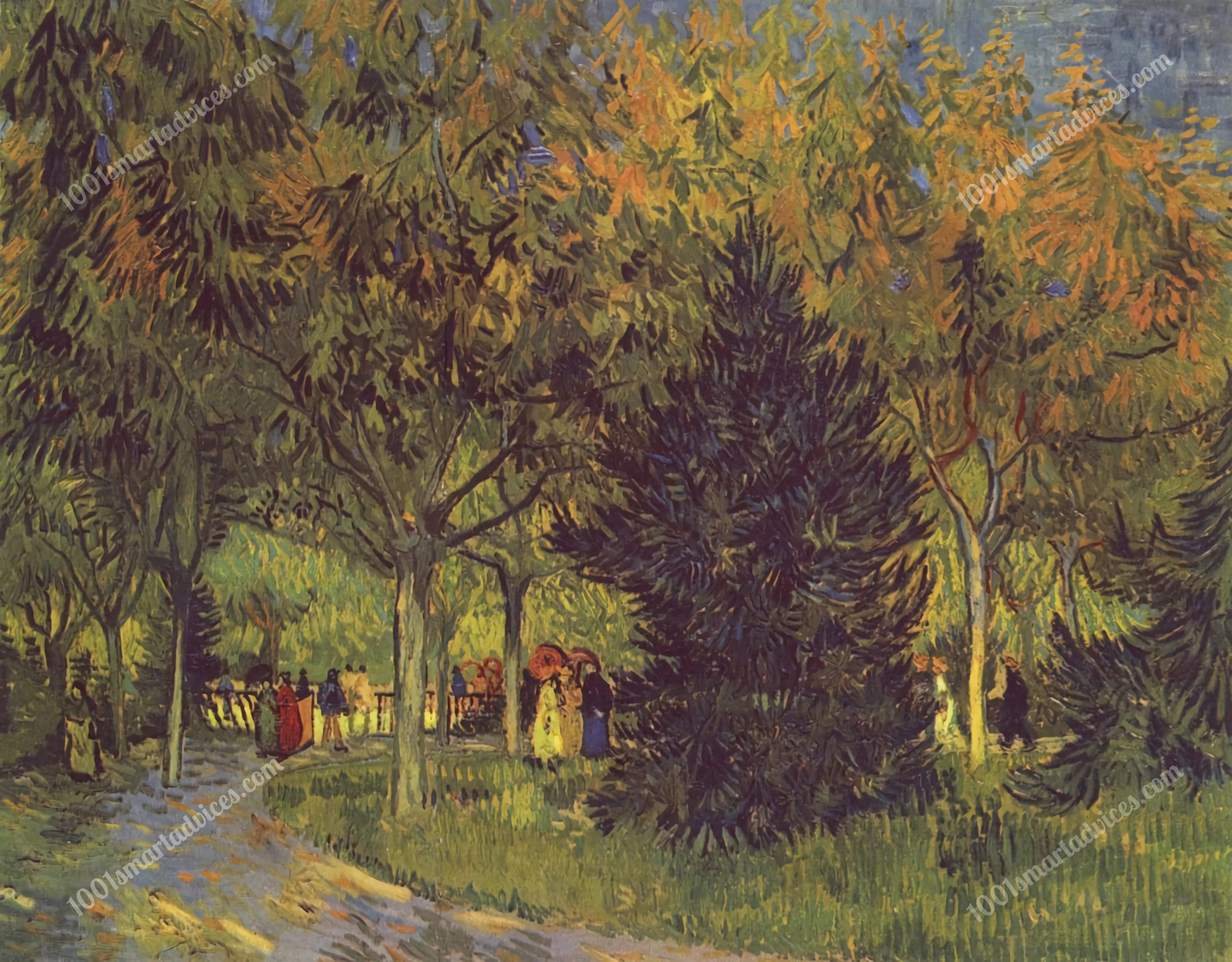 A Lane in a Public Garden in Arles
