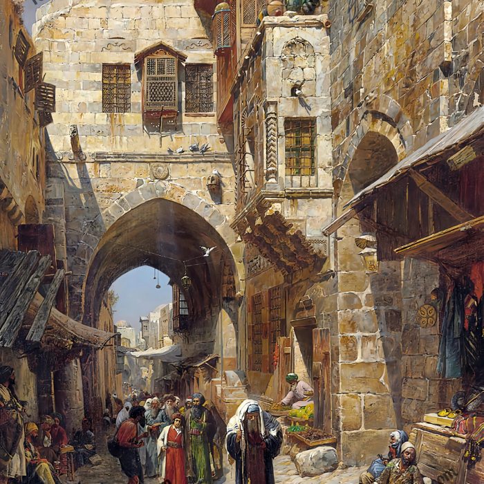 David Street, Jerusalem by Gustav Bauernfeind