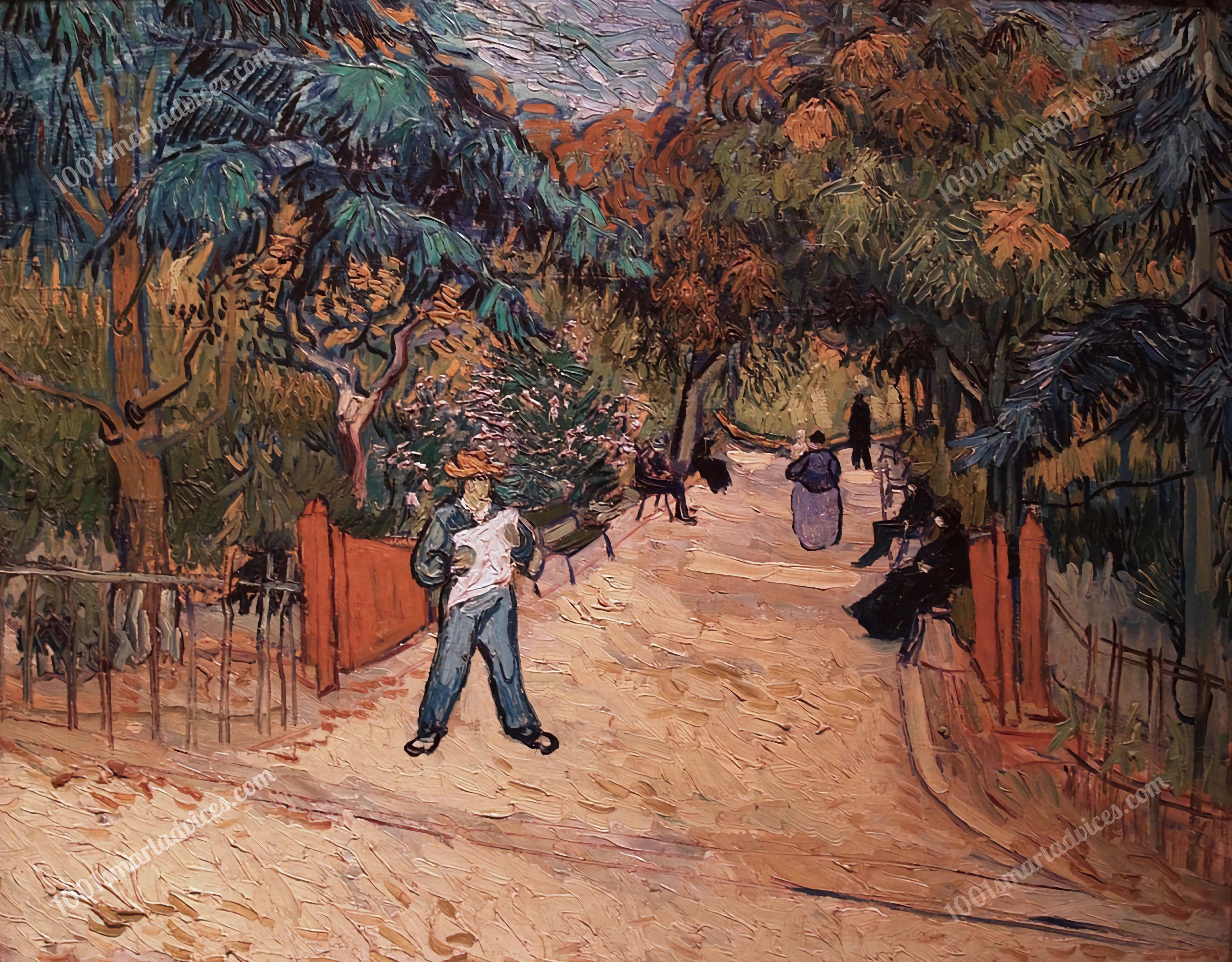 Entrance to the Public Gardens in Arles