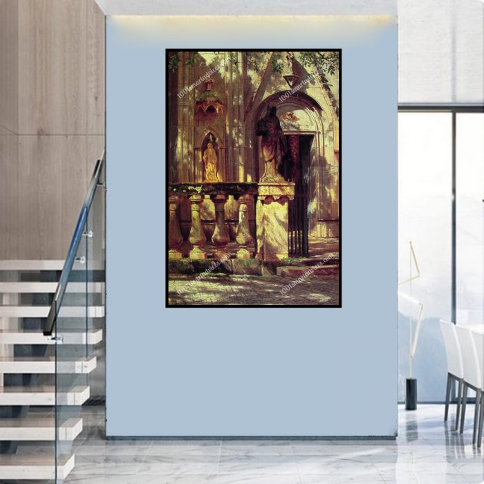 Sunlight and Shadow Study by Albert Bierstadt