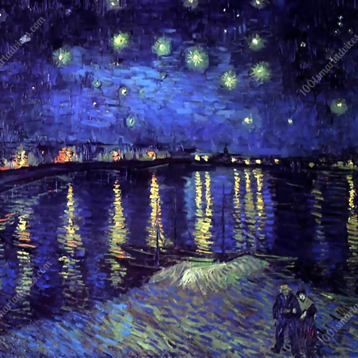 Starry Night Over the Rhone-‘lightballs’ by Vincent van Gogh