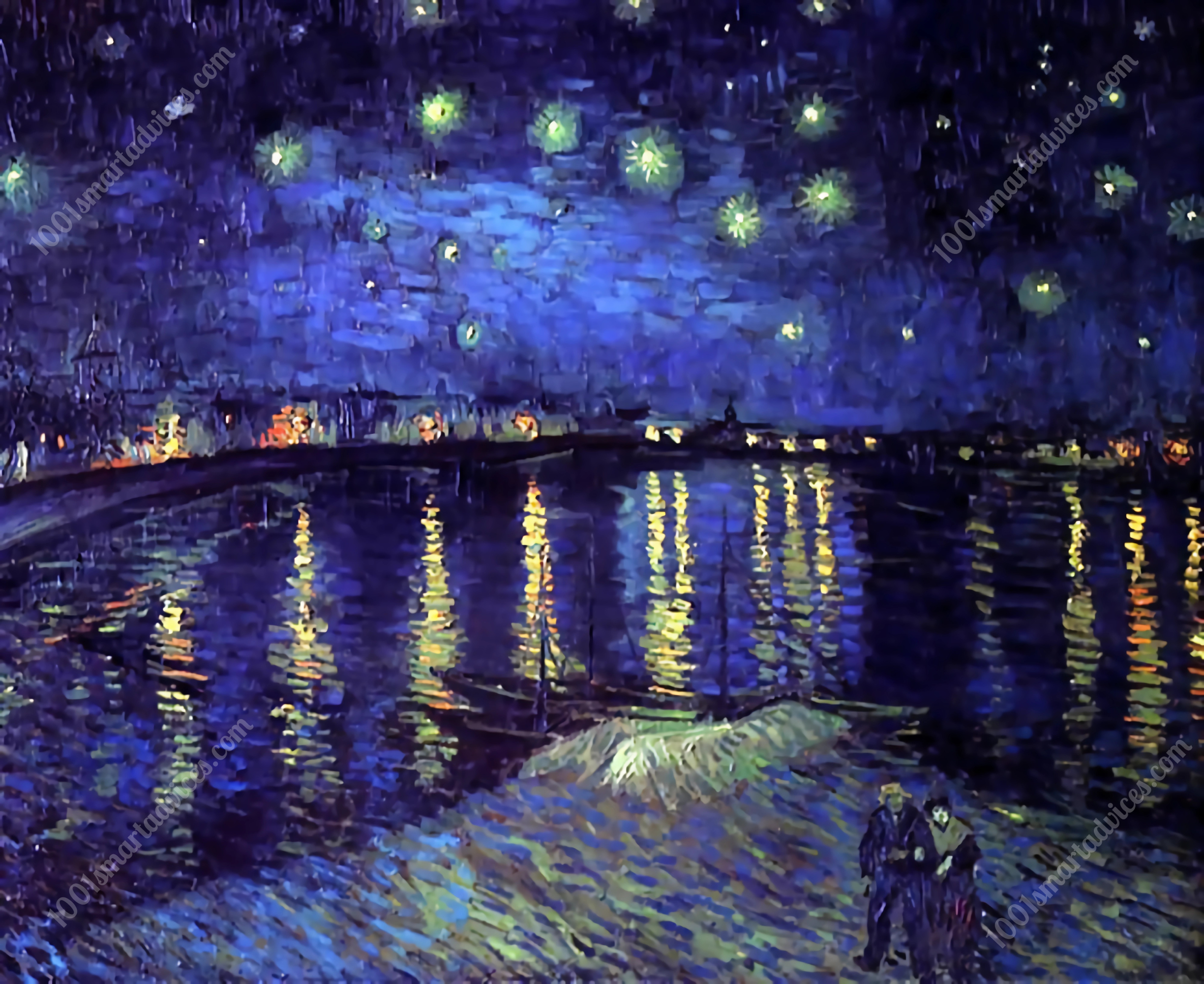 Starry Night Over the Rhone-'lightballs'