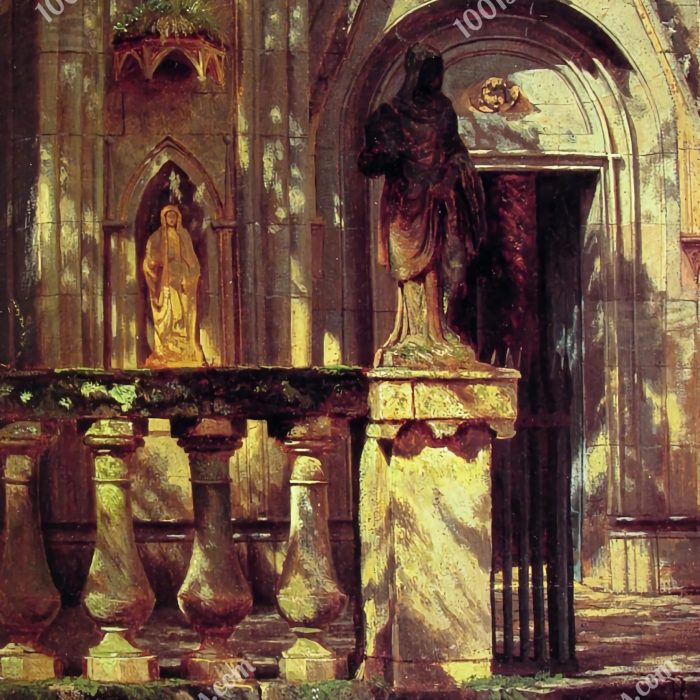 Sunlight and Shadow Study by Albert Bierstadt