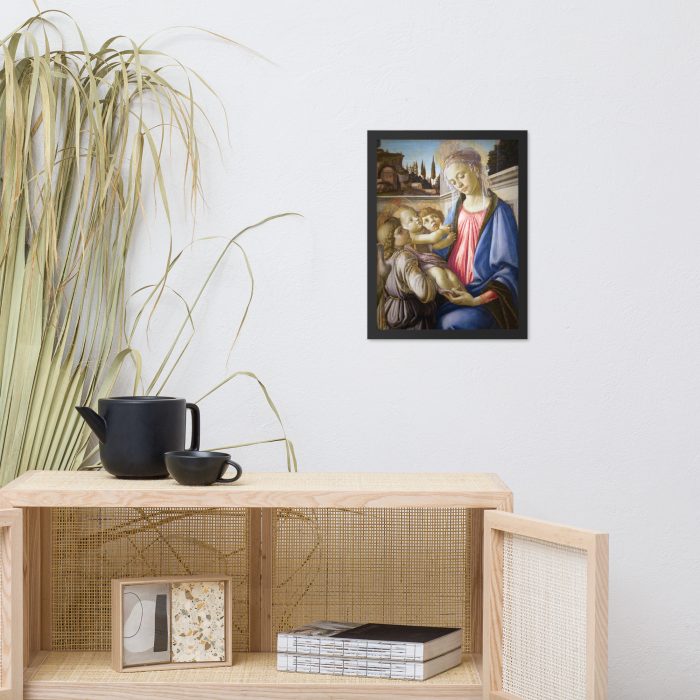 Madonna and Child and Two Angels by Sandro Botticelli