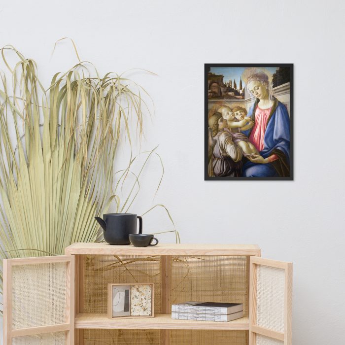 Madonna and Child and Two Angels by Sandro Botticelli