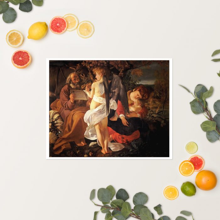 Rest on the Flight into Egypt by Michelangelo Caravaggio