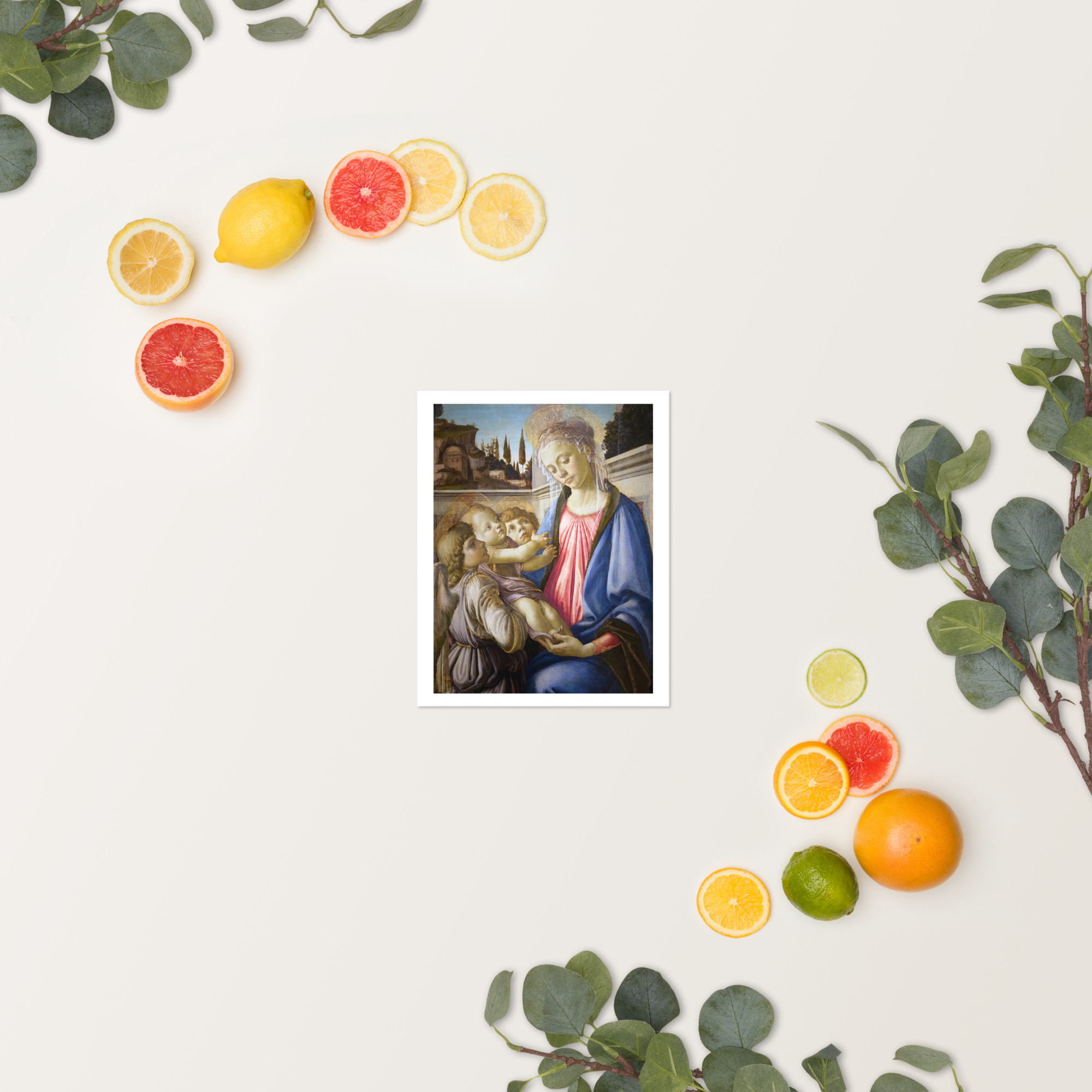 Madonna and Child and Two Angels by Sandro Botticelli - Image 6