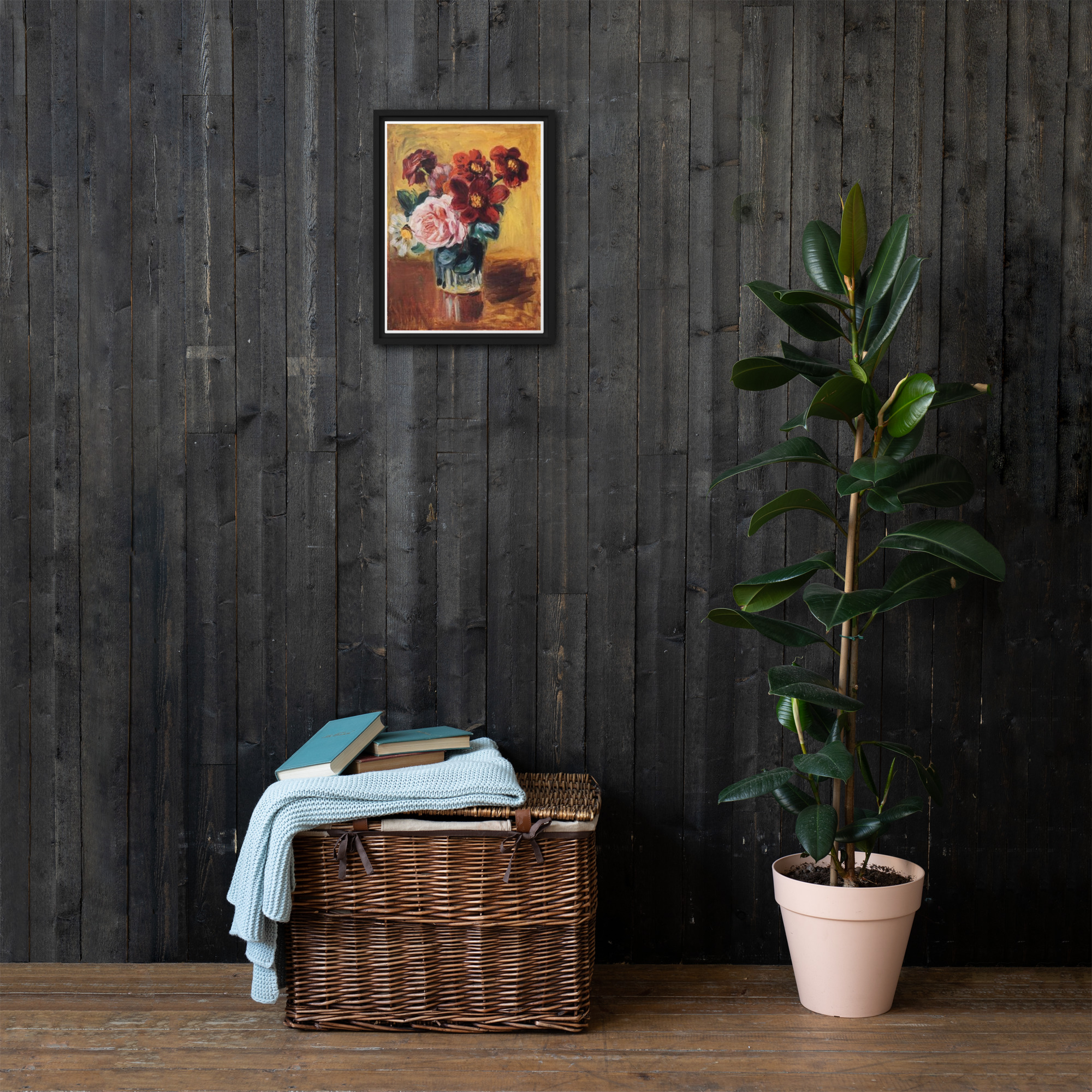 Flowers in a Vase by Pierre-Auguste Renoir - Image 2