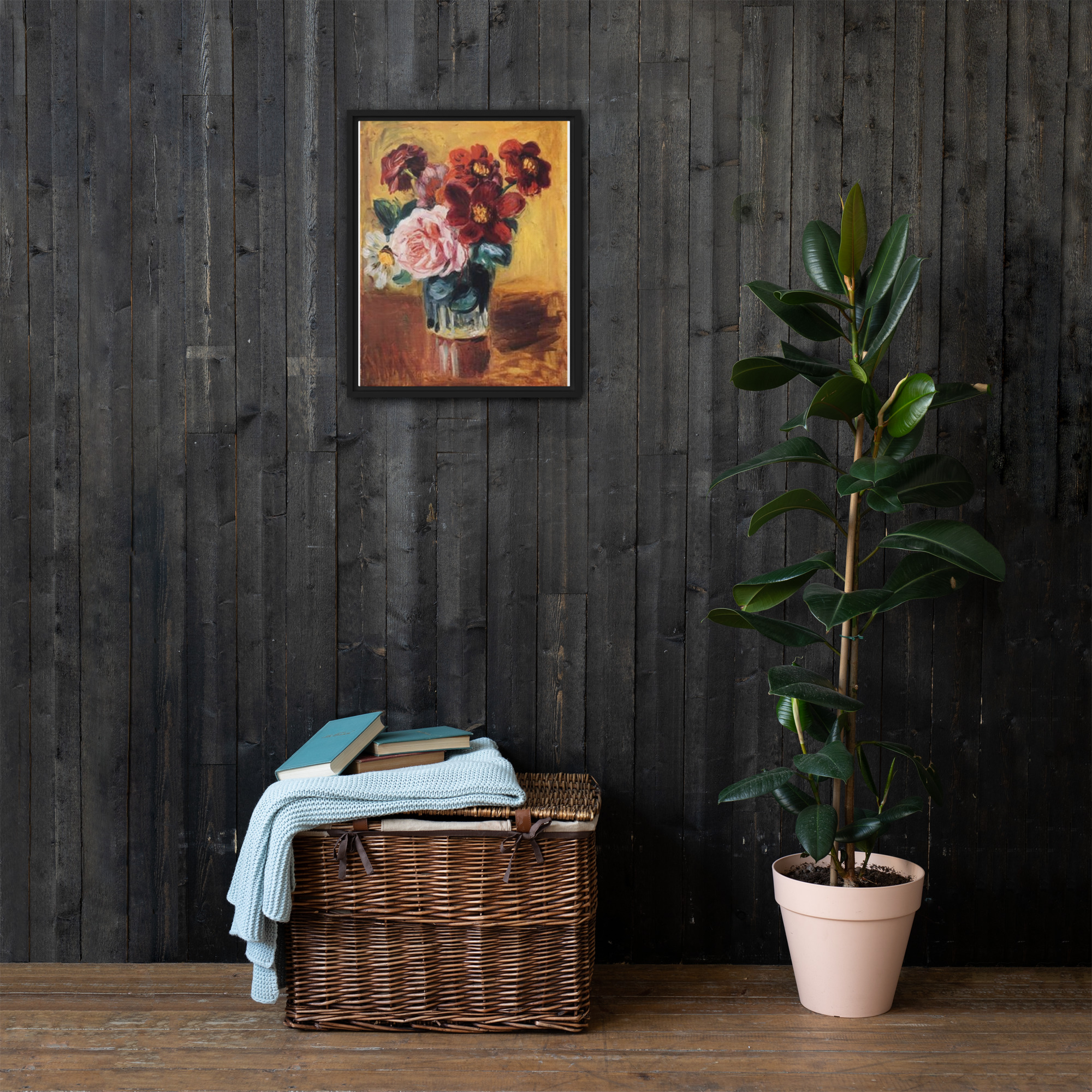 Flowers in a Vase by Pierre-Auguste Renoir - Image 3
