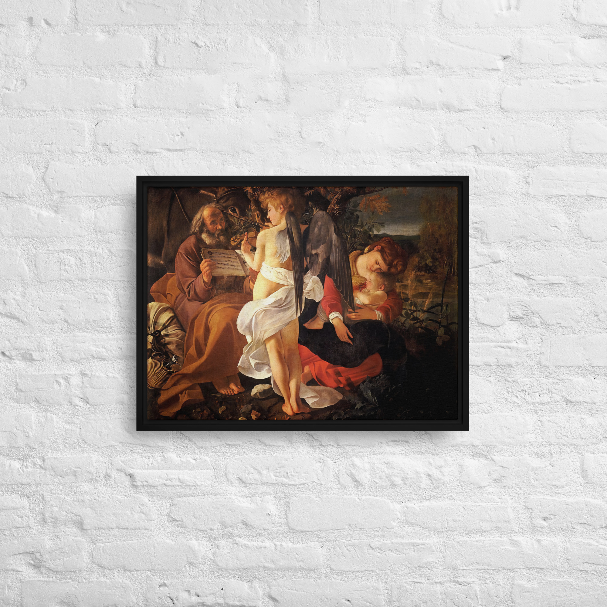 Rest on the Flight into Egypt by Michelangelo Caravaggio - Image 3