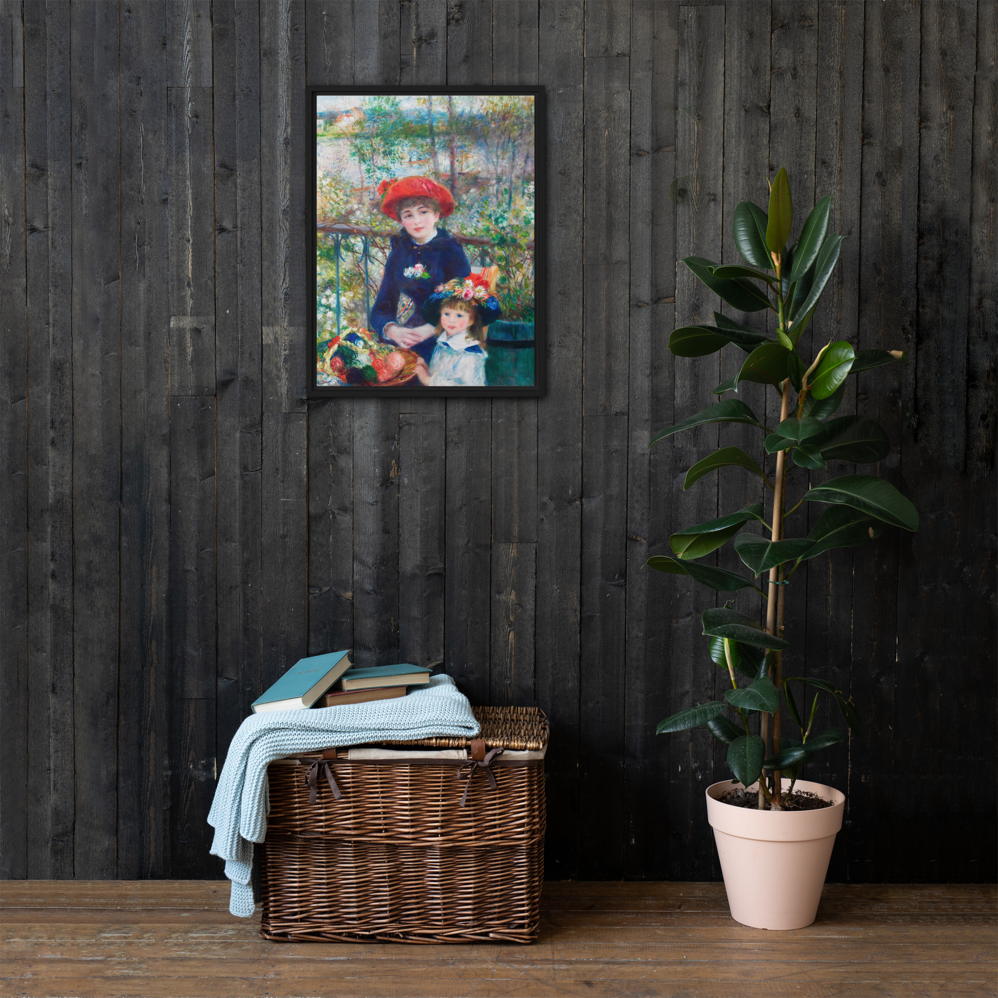 Two Sisters by Pierre-Auguste Renoir - Image 4