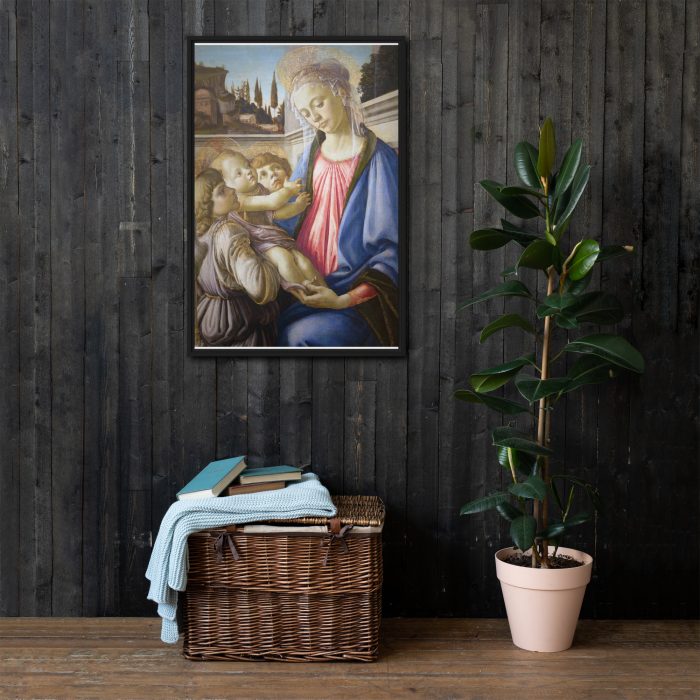 Madonna and Child and Two Angels by Sandro Botticelli