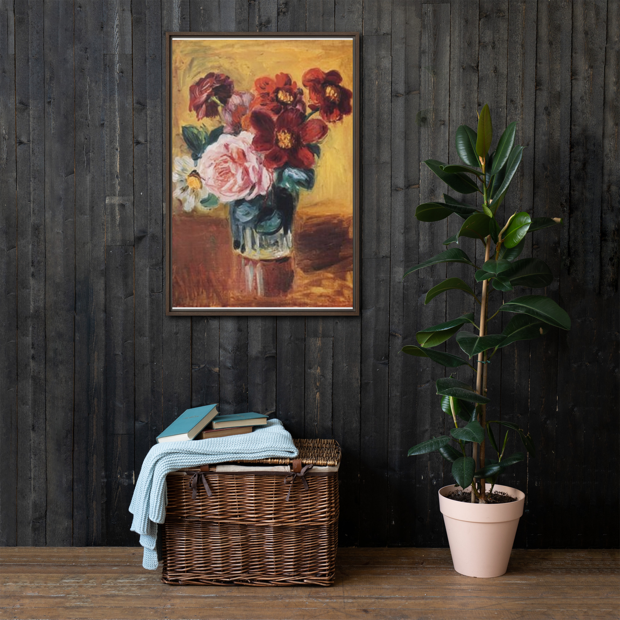 Flowers in a Vase by Pierre-Auguste Renoir - Image 8