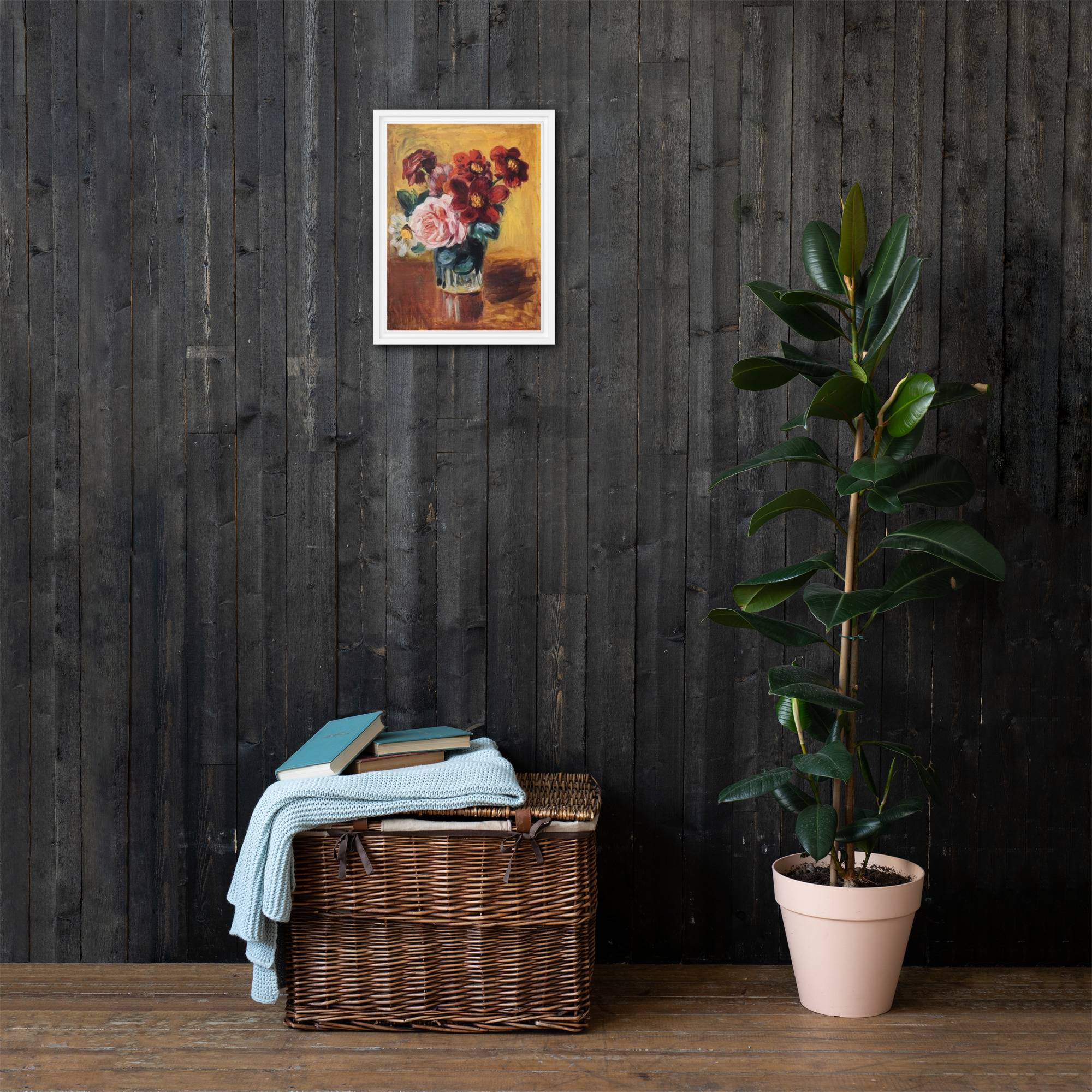 Flowers in a Vase by Pierre-Auguste Renoir - Image 9