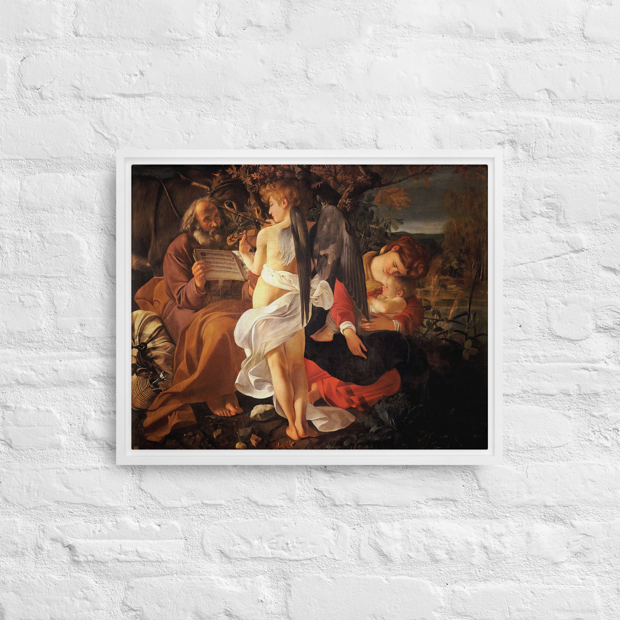 Rest on the Flight into Egypt by Michelangelo Caravaggio - Image 8