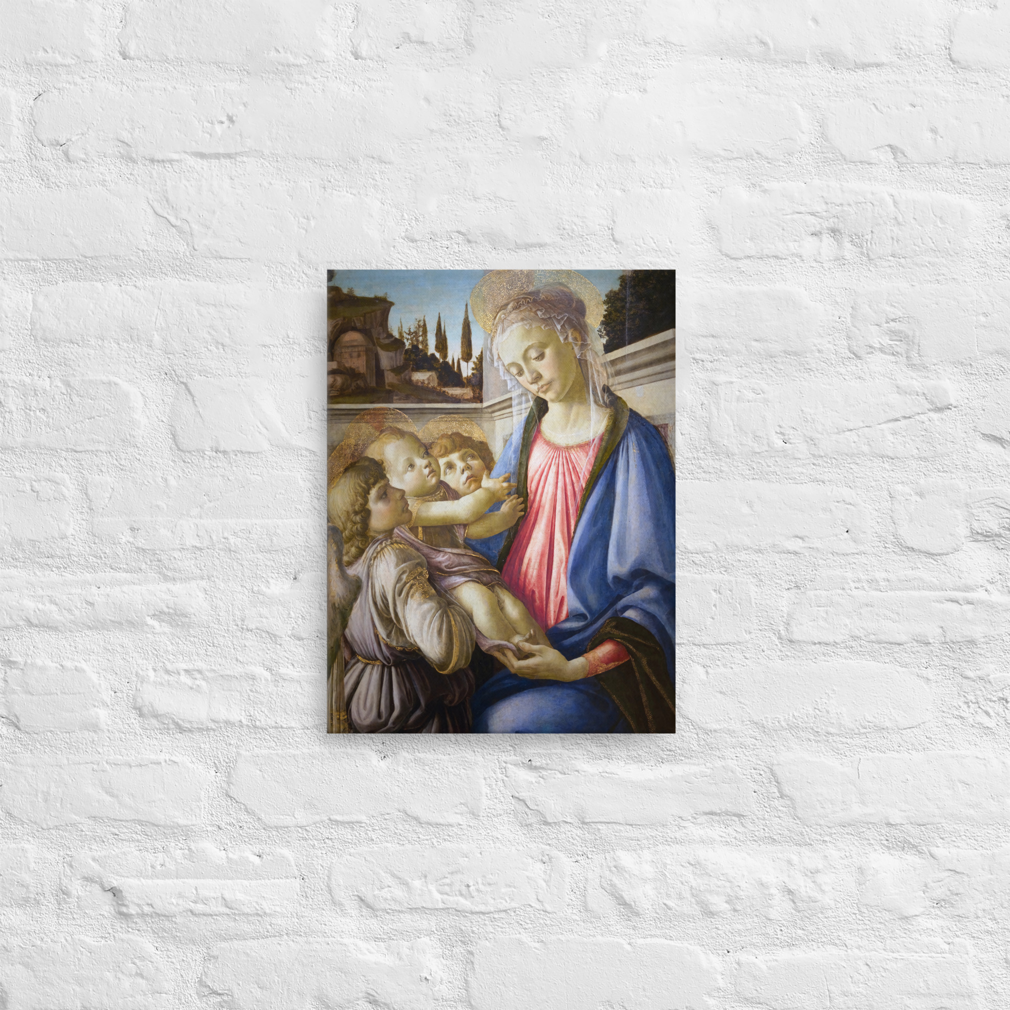 Madonna and Child and Two Angels by Sandro Botticelli - Image 2