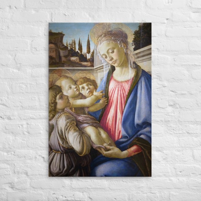 Madonna and Child and Two Angels by Sandro Botticelli