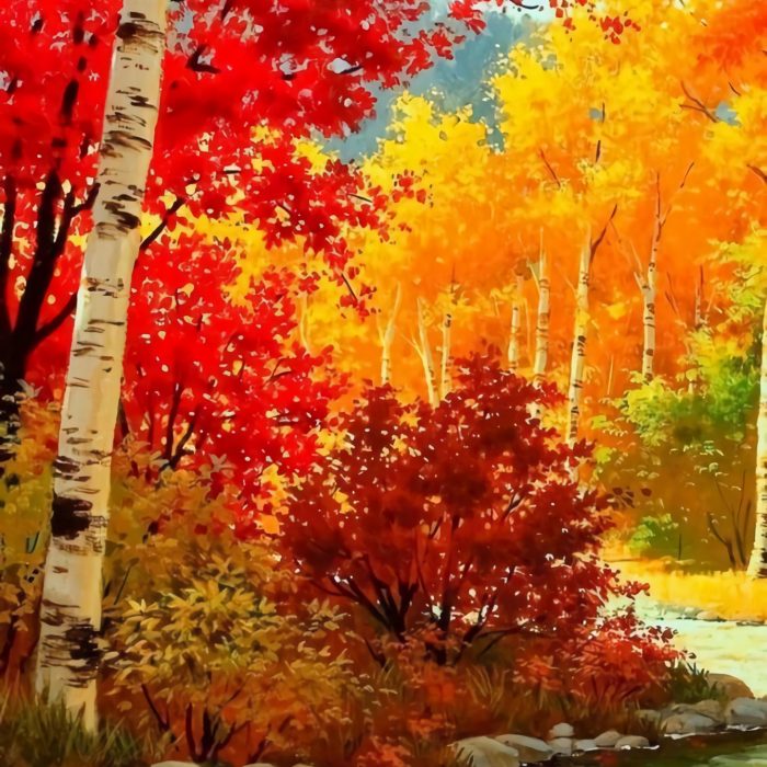 A Symphony of Autumn Colors: Digital Art Bundle