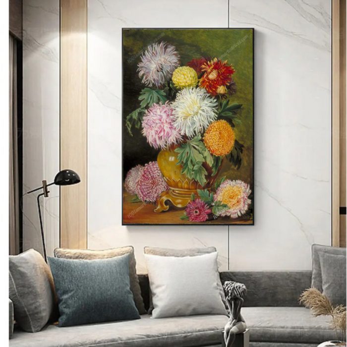 Japanese Chrysanthemums by Marianne North