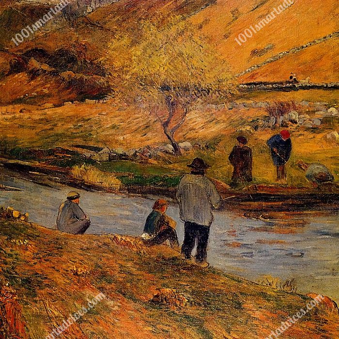 Pêcheurs Bretons by Paul Gauguin