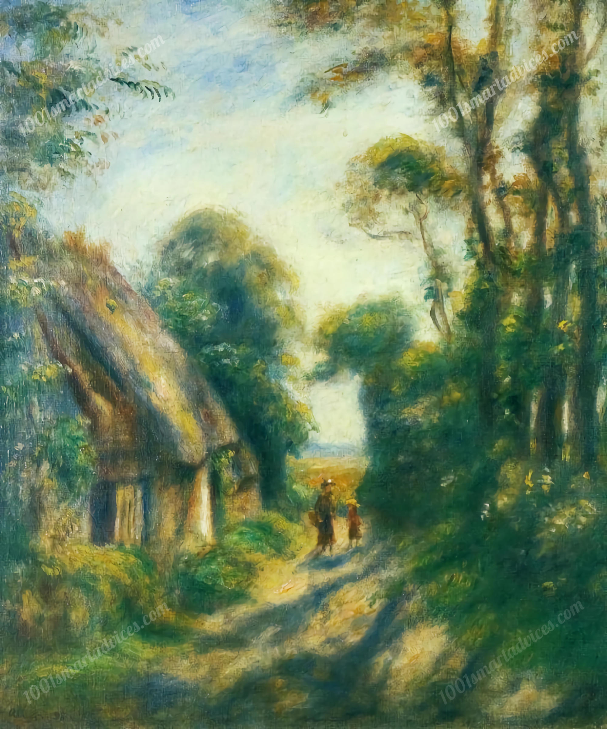 Thatched Cottages in Berneval