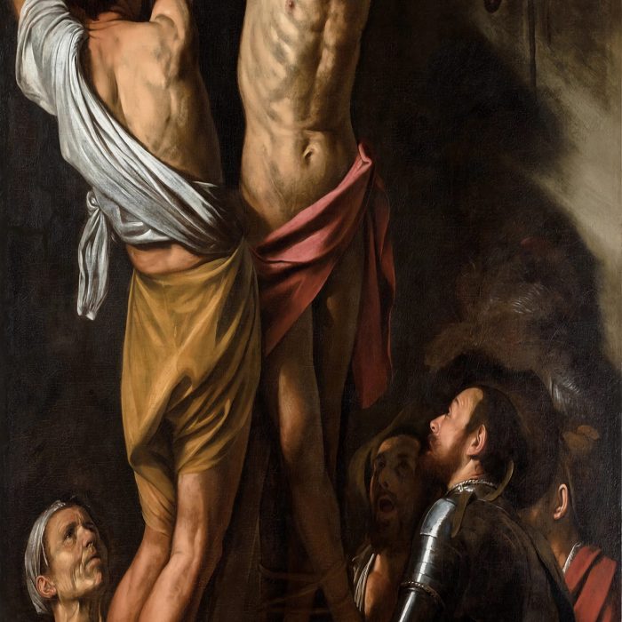 The Crucifixion of Saint Andrew by Michelangelo Merisi da Caravaggio