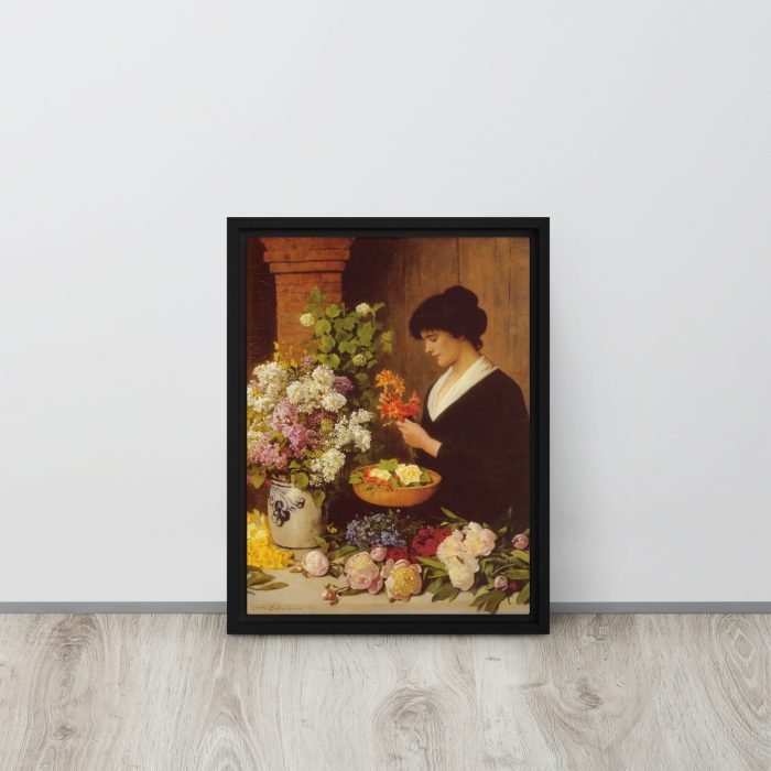 The Flower Arrangement by Otto Scholderer