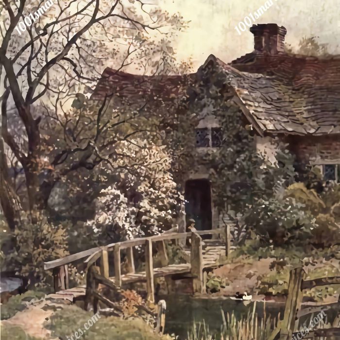 An Ancient Cottage near Ockley by Harry Sutton Palmer