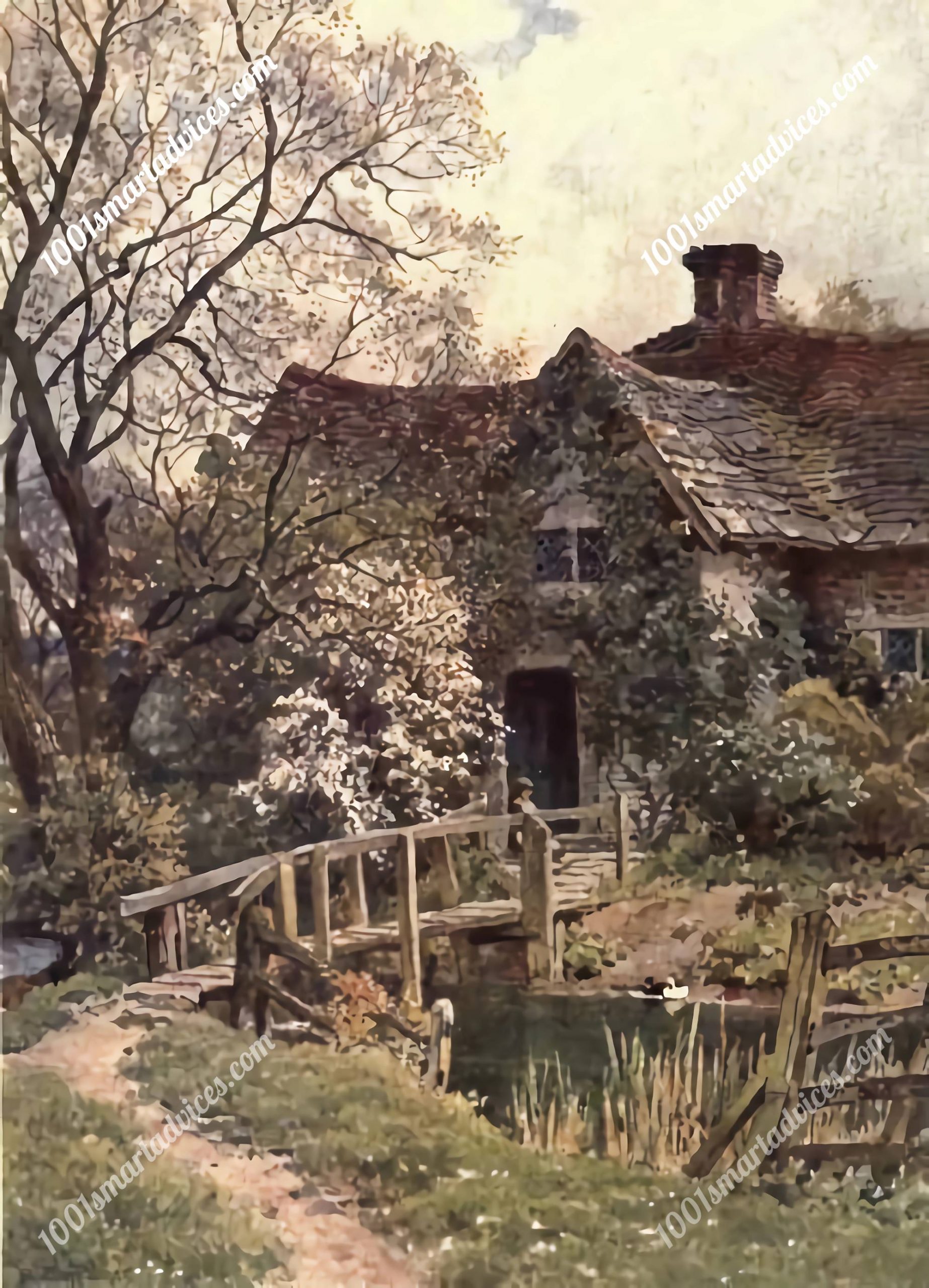 An ancient cottage near Ockley