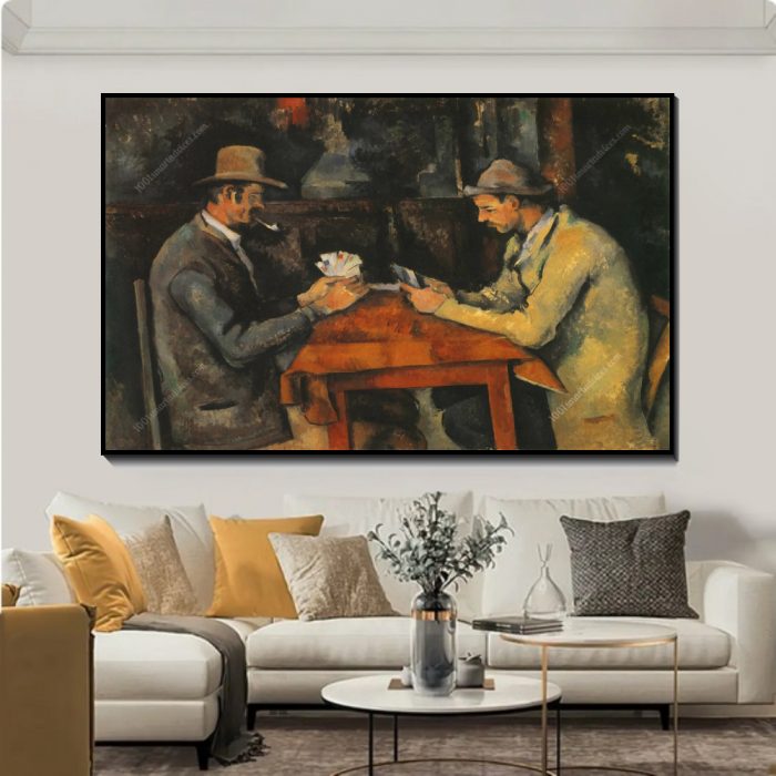 Les joueurs de carte by Paul Cézanne