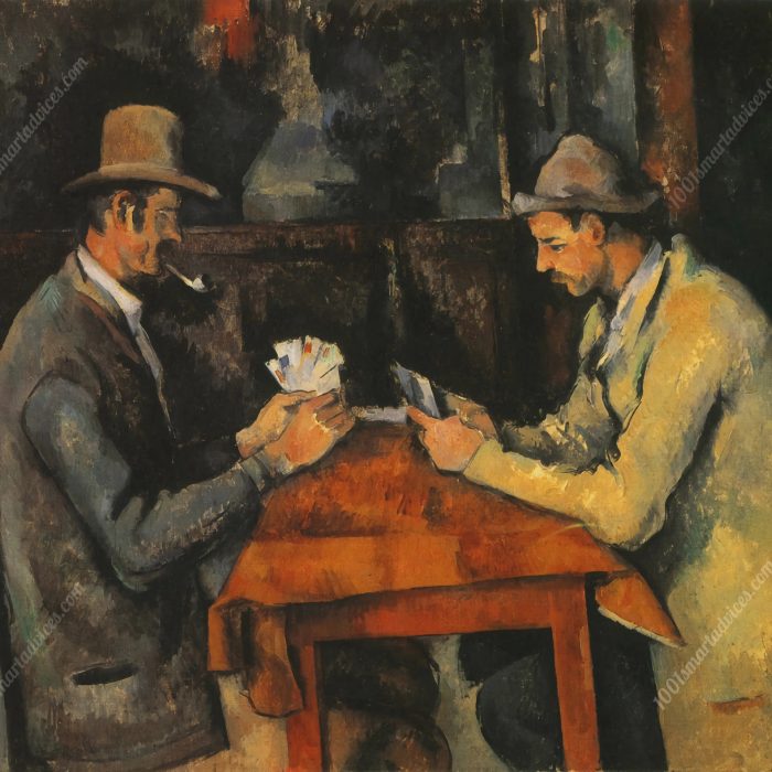 Les joueurs de carte by Paul Cézanne