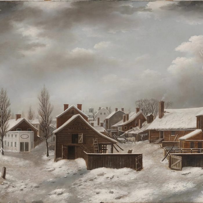 Winter Scene in Brooklyn by Francis Guy