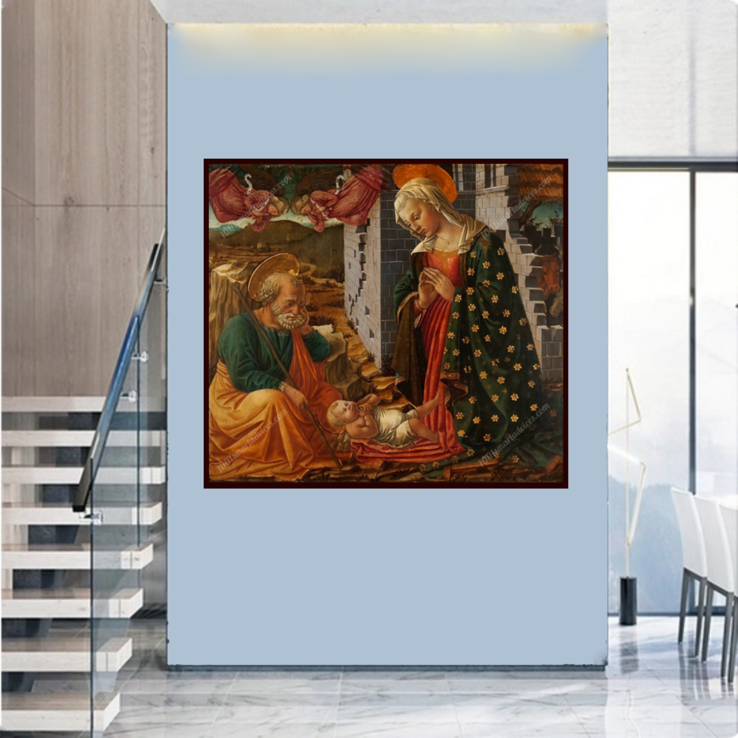 Adoration of the Child by Fra Diamante - Image 2