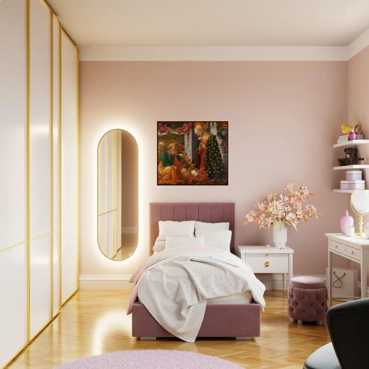 Adoration of the Child by Fra Diamante - Image 4