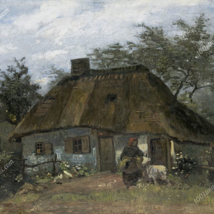 Farmhouse in Nuenen by Vincent van Gogh