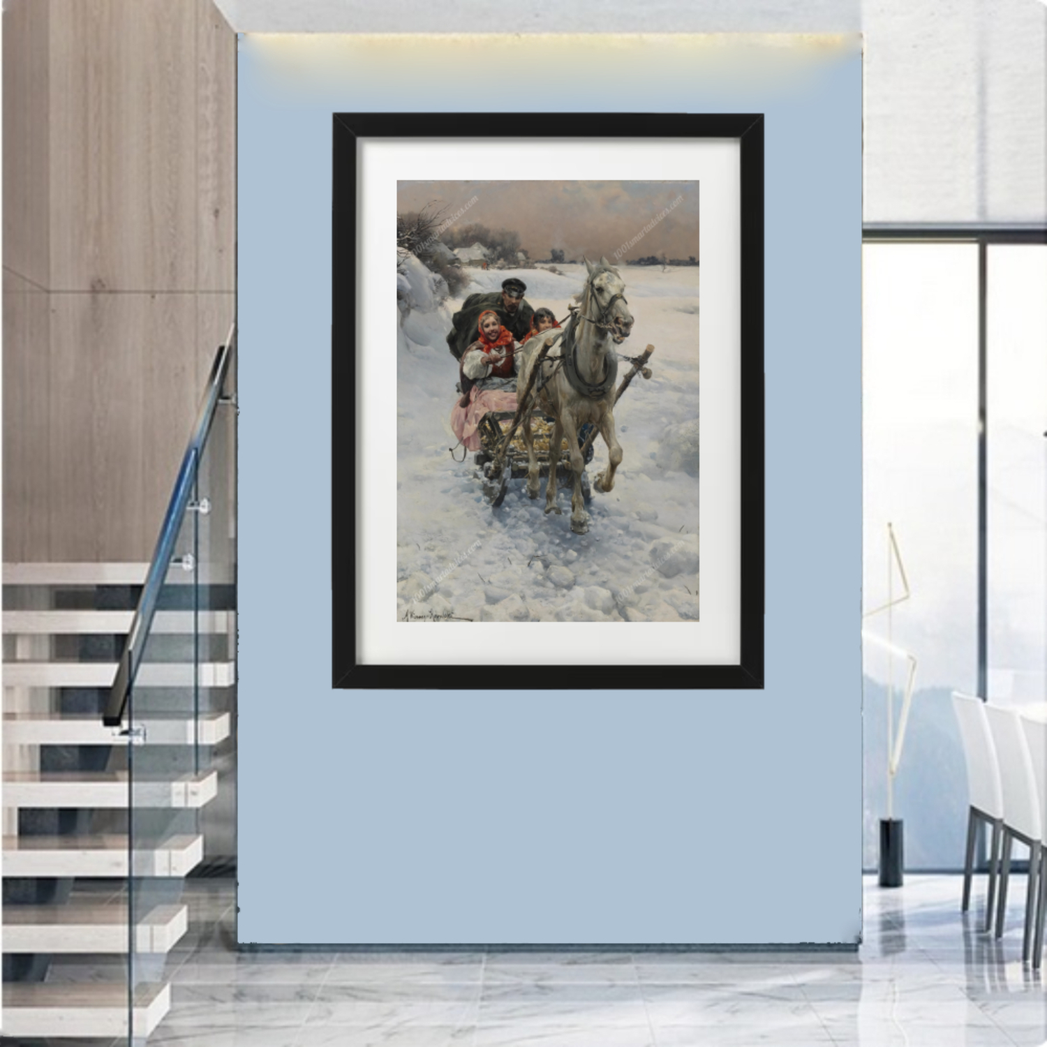 Wesoła Jazda(A Merry Ride) by Alfred Wierusz-Kowalski - Image 3