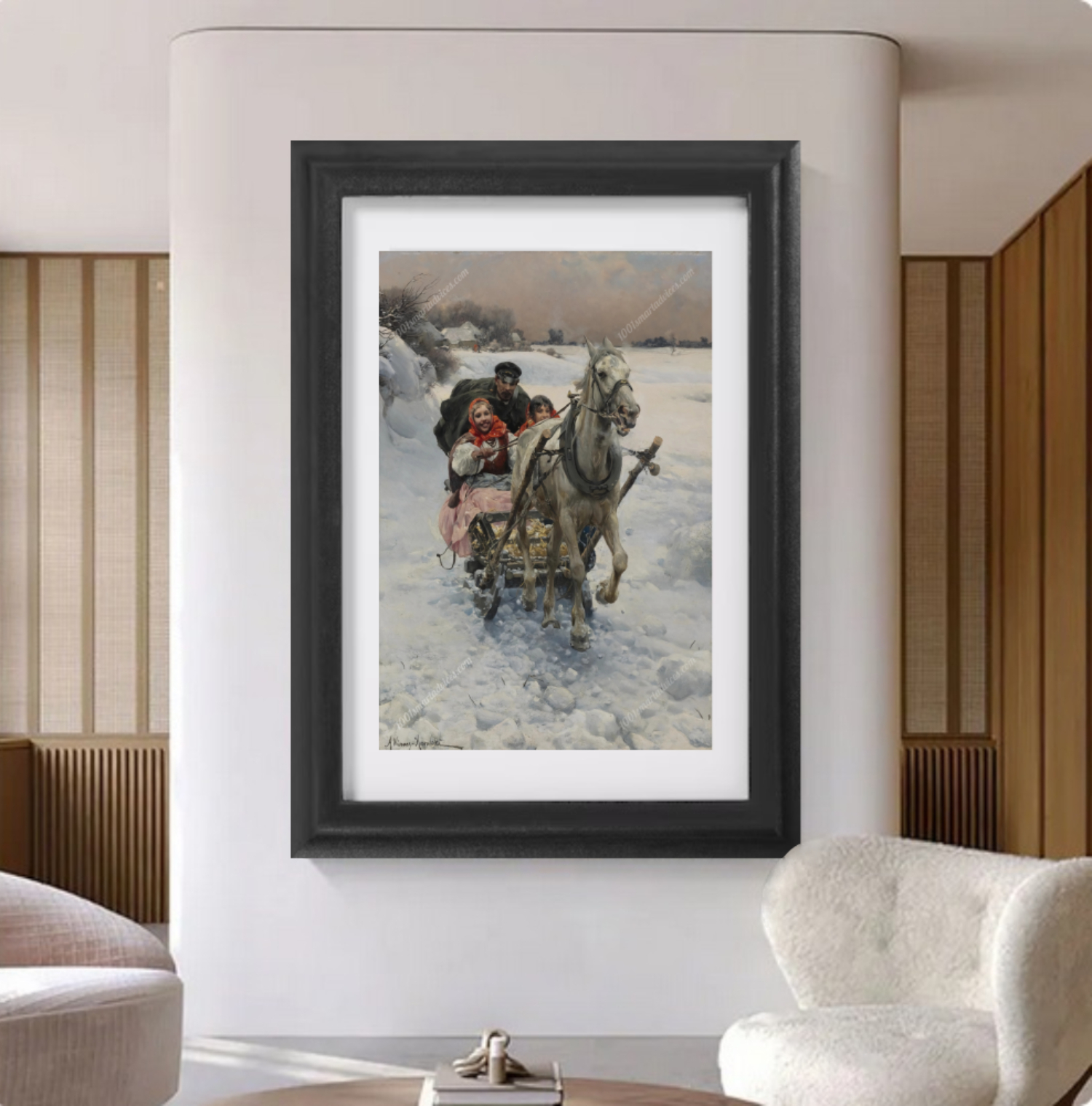 Wesoła Jazda(A Merry Ride) by Alfred Wierusz-Kowalski - Image 4