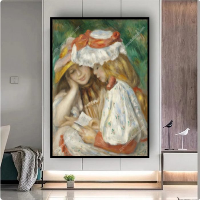 Two Girls Reading by Pierre-Auguste Renoir