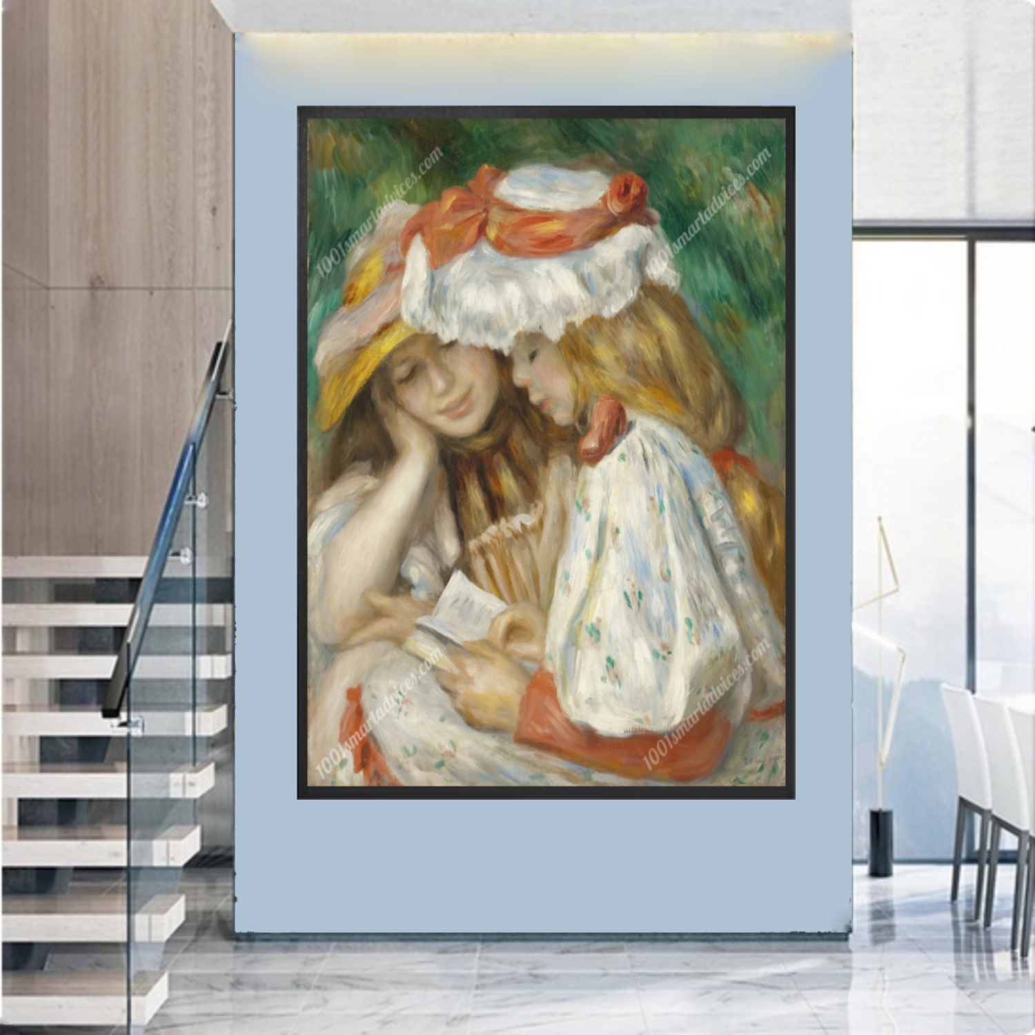 Two Girls Reading by Pierre-Auguste Renoir - Image 4