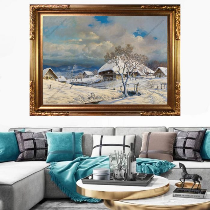 Winter Landscape by Karl Hauptmann