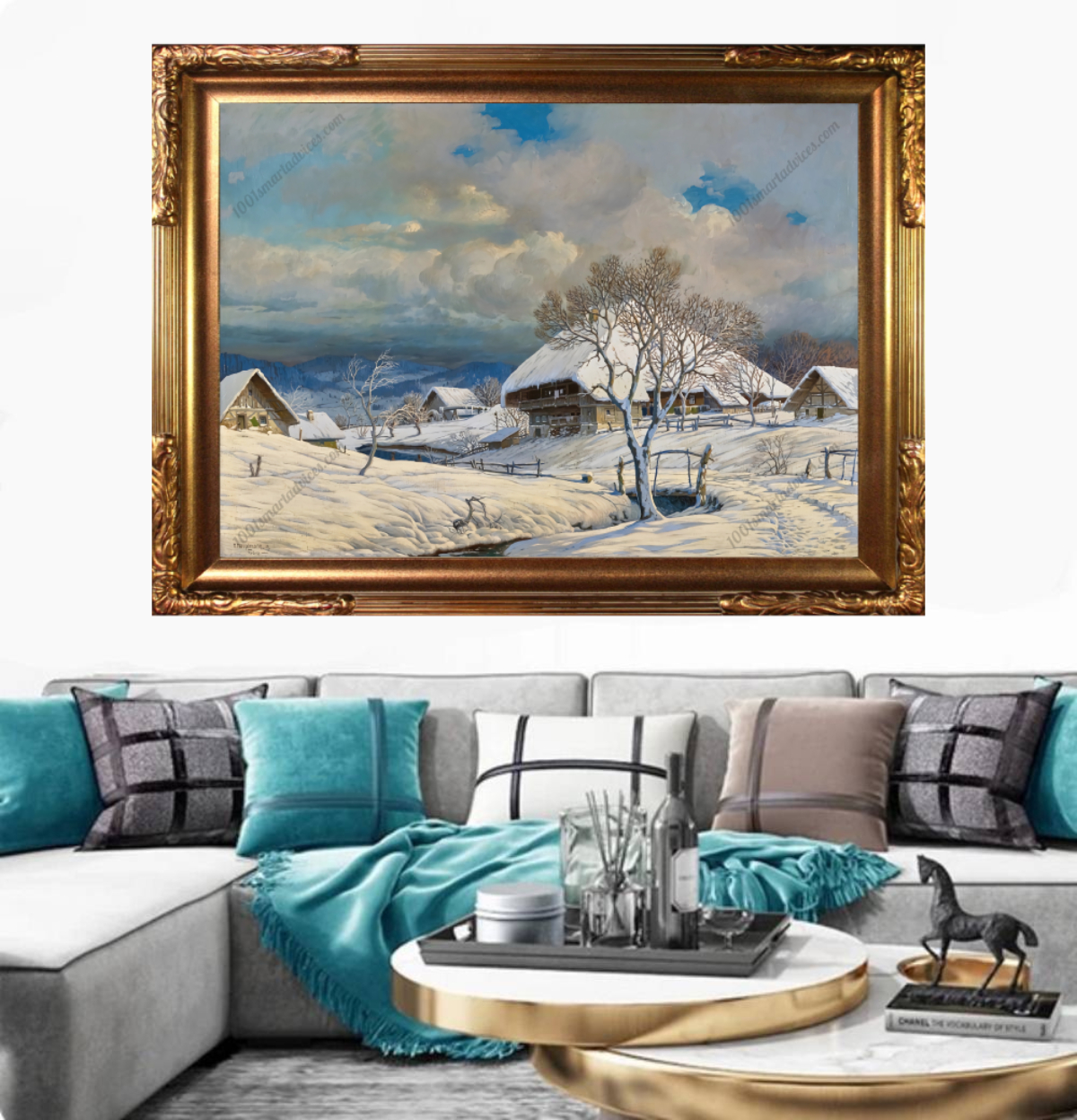 Winter Landscape by Karl Hauptmann - Image 2