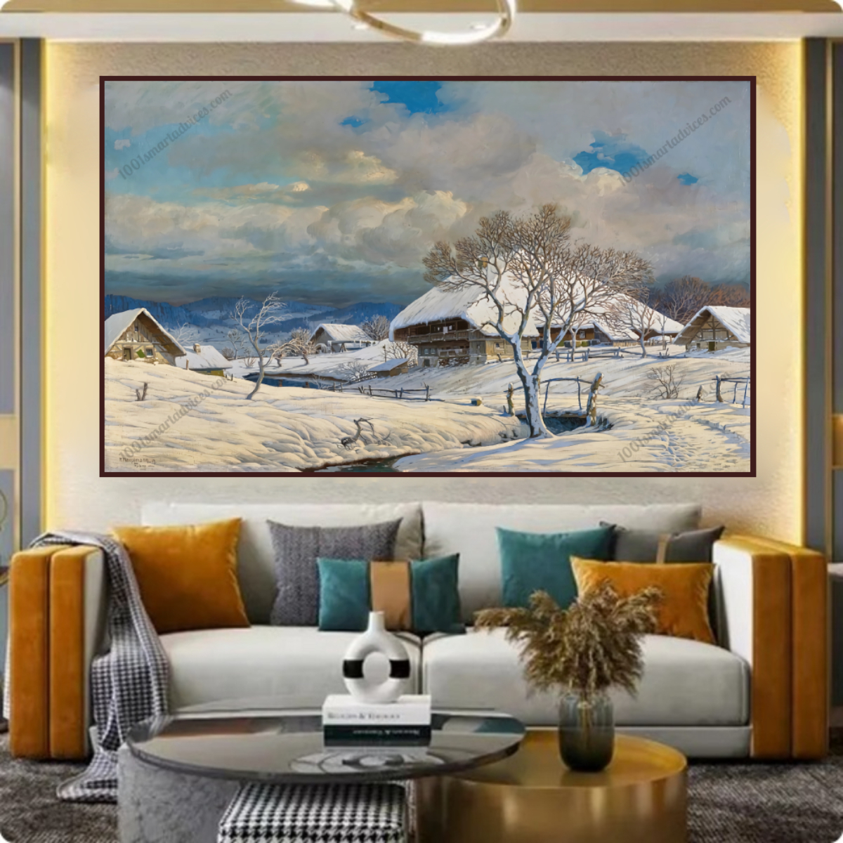 Winter Landscape by Karl Hauptmann - Image 3