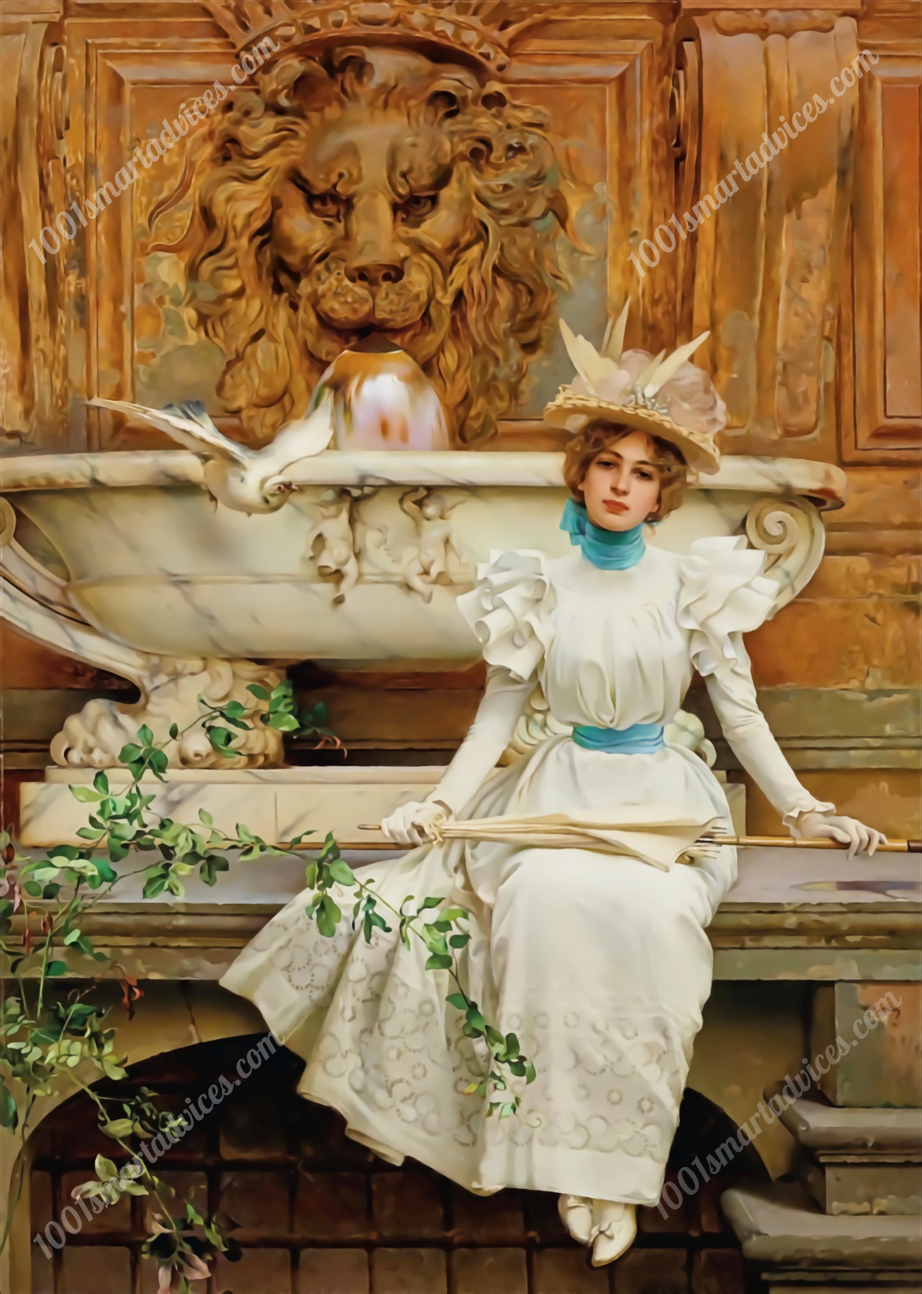 At the Fountain